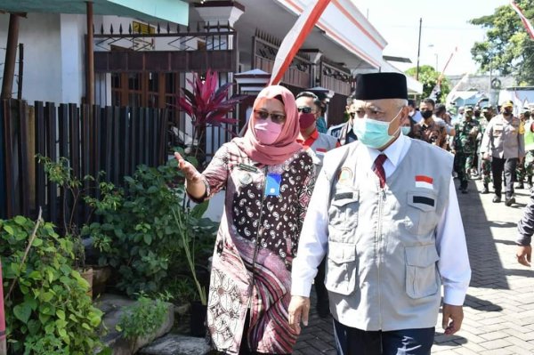 Bupati Malang Sanusi, Kunjungi Kampung Tangguh di Gondanglegi