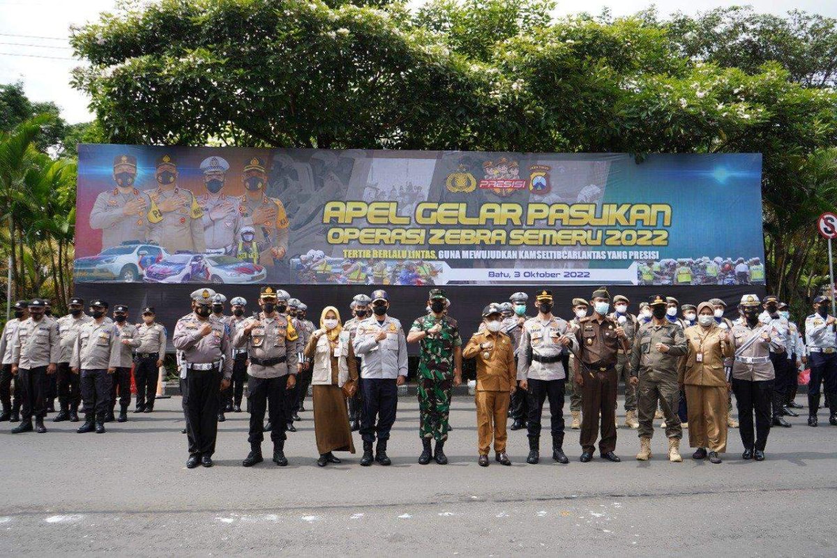 Tekan Laka dan Pelanggaran Lalu Lintas, Polres Batu Bakal Melaksanakan Operasi Zebra Semeru 2022