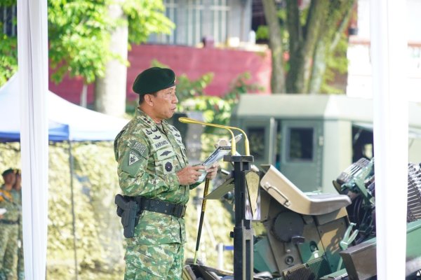 Pangdivif 2 Kostrad Mayjen TNI Haryanto, S.I.P., M.Tr. (Han) Pimpin Sertijab Pamen Satjar Divif 2 Kostrad