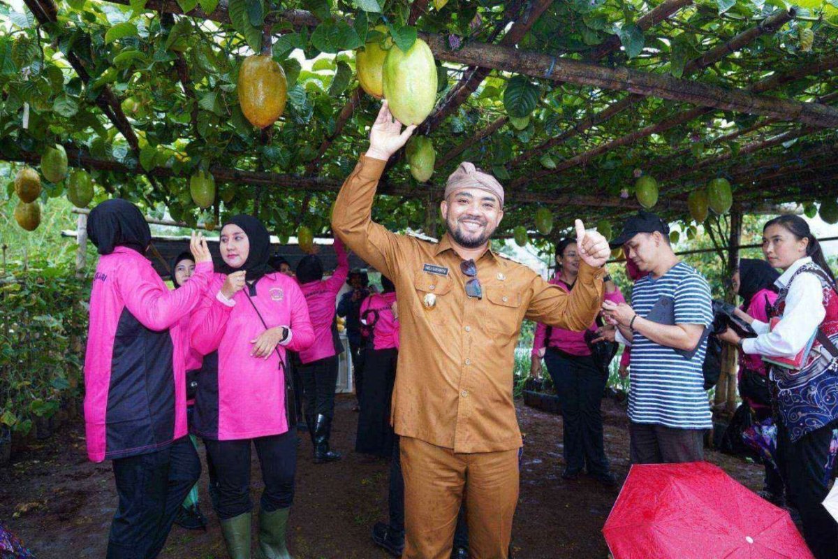 Dukung Ketahanan Pangan, Wawali Kita Batu, Heli Suyanto Hadiri Launching Penguatan Program Pekarangan Pangan Lestari