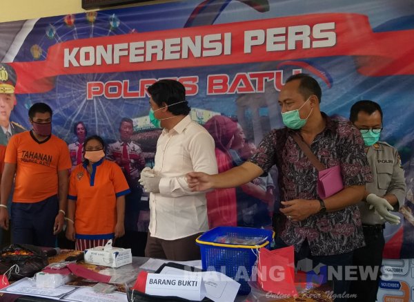 Kurun Waktu Satu Bulan, Polres Batu Ungkap Empat Kasus Pencurian