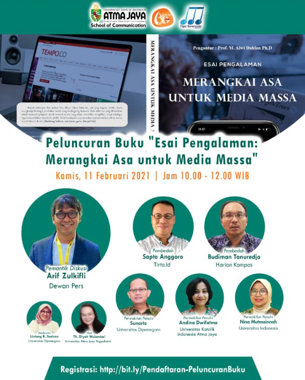 32 Dosen dari 24 PT Berpartisipasi Peringati HPN 2021, Rilis Buku Tentang Pers