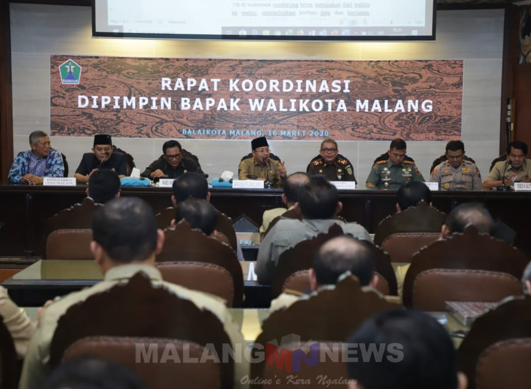 Walikota Malang Tindaklanjuti Penetapan Status KLB Convid 19