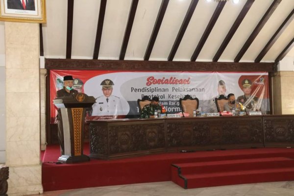 Sosialisasi Protokol Kesehatan, Bupati Malang Sanusi Sampaikan Ini