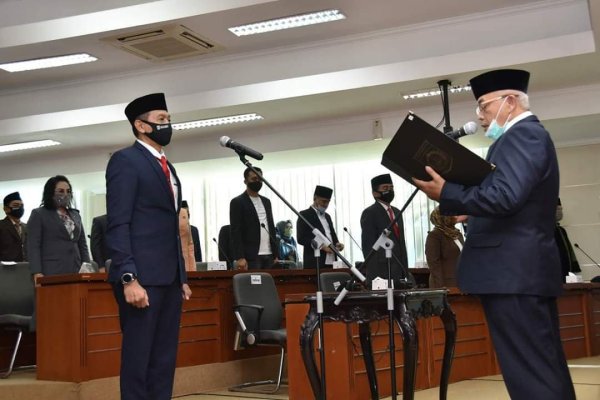 Bupati Malang Sanusi Lantik Pj Sekda, Sampaikan Pesan Ini