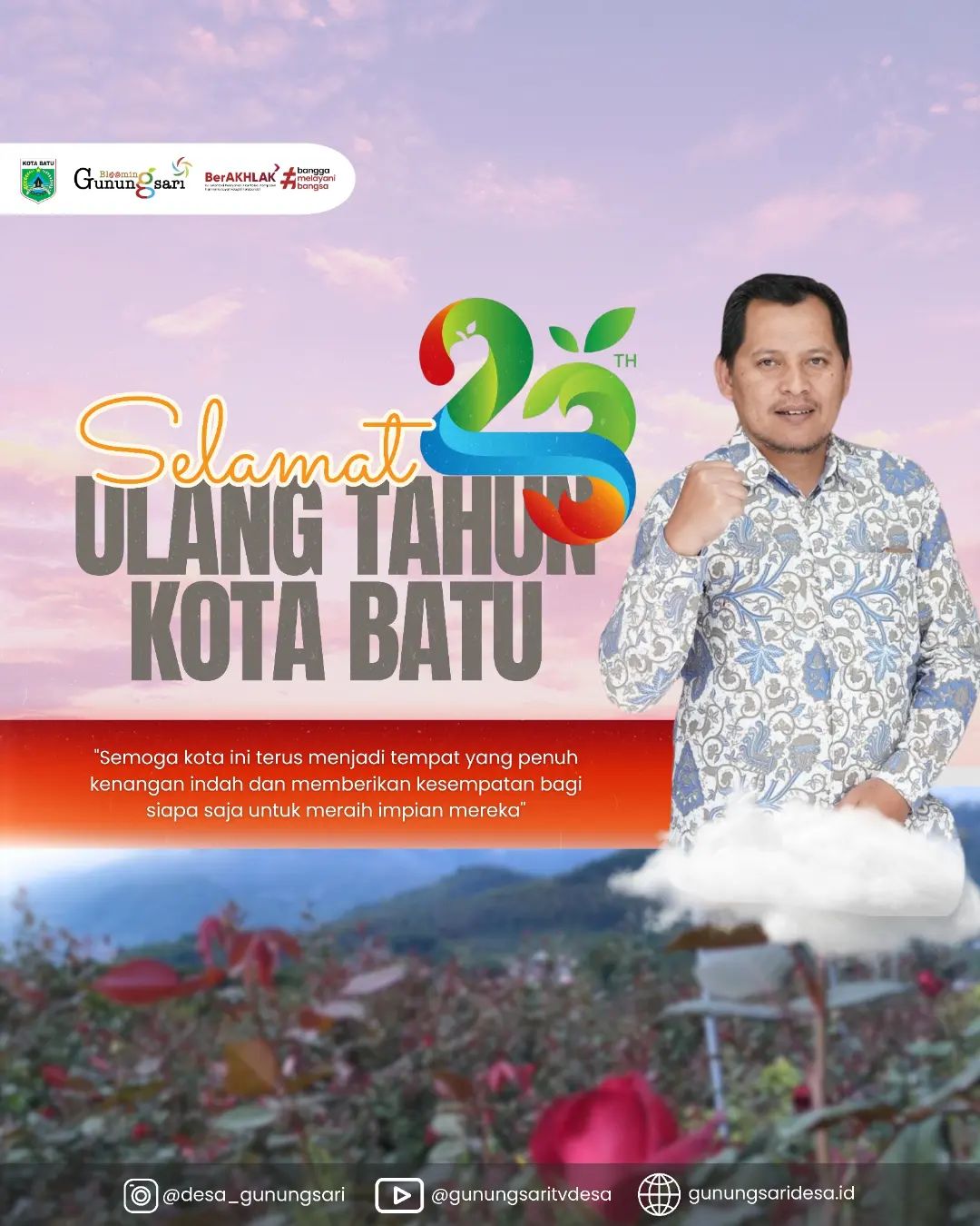 Iklan Ucapan Hari Jadi Kota Batu ke-23