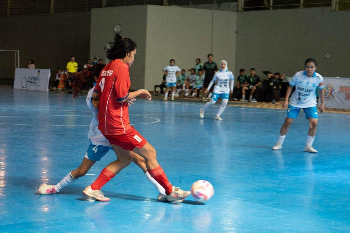 Kalah Tipis 2-1 dari Tim Futsal Putri Kabupaten Blitar, Tim Futsal Putri Kota Batu Optimis Bisa Kejar Poin