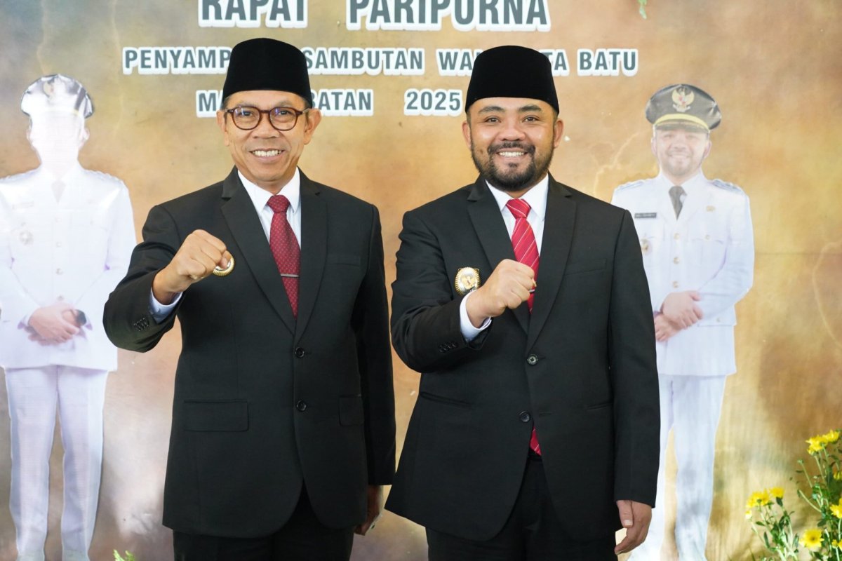 Rapat Paripurna DPRD, Wali Kota Batu, Nurochman Sampaikan Visi mBatu SAE dan Misi Nawa Bhakti Satya
