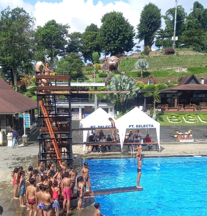 Taman Rekreasi Selecta, Jadi Tempat Pertandingan Cabor Loncat Indah Porprov IX 2025 Jatim