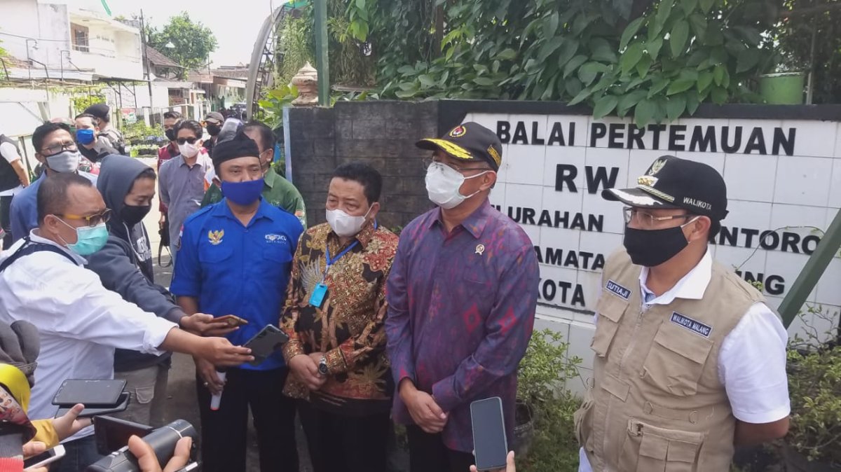 Menko PMK RI Muhadjir Effendy, Tinjau New Normal di KTM Kota Malang