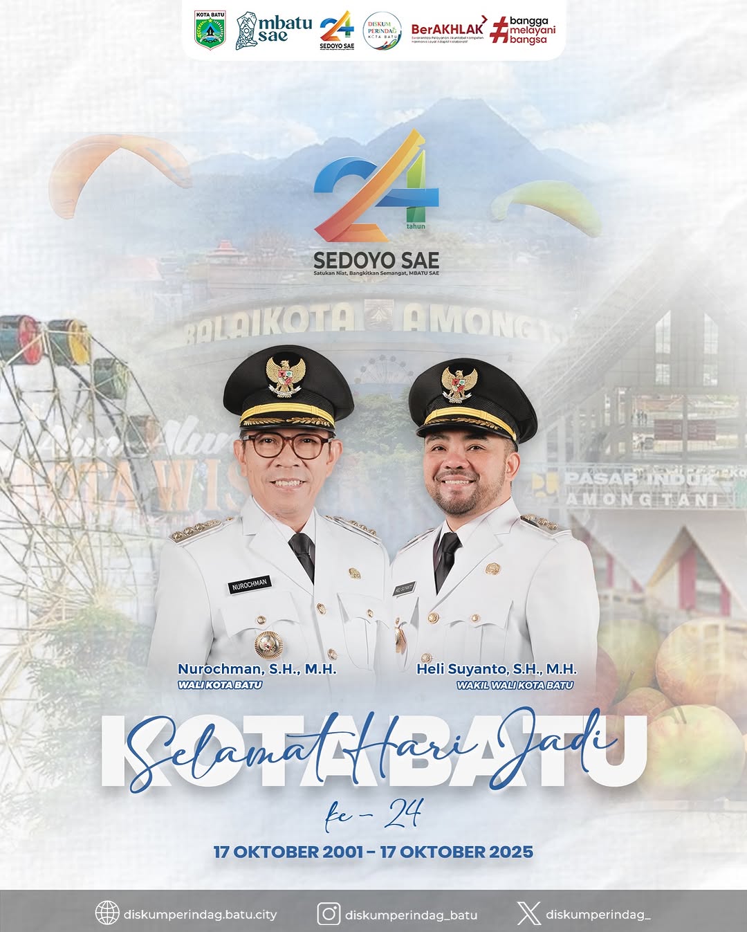 Iklan Ucapan Hari Jadi Kota Batu ke-24