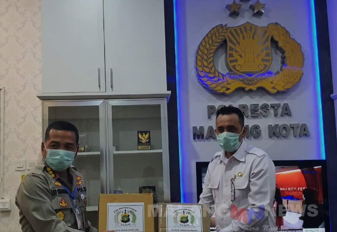 Biro Bantuan Hukum dan Advokasi PP Polri, Serahkan Bantuan Ini ke Polresta Malang