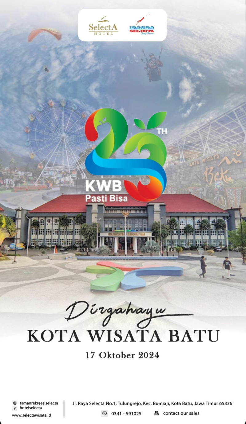 Iklan Ucapan Hari Jadi Kota Batu ke-23