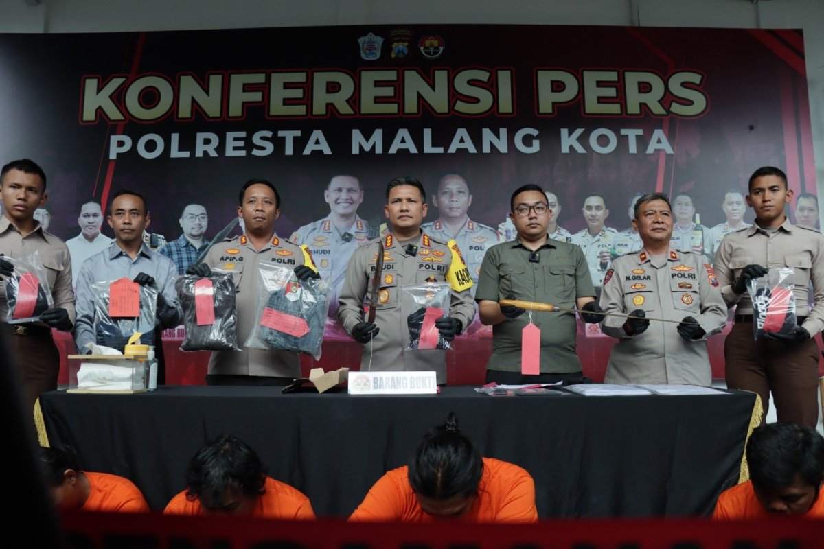 Kurang dari 24 Jam, Polresta Malang Kota Berhasil Ringkus Pelaku Pembunuhan di Sukun
