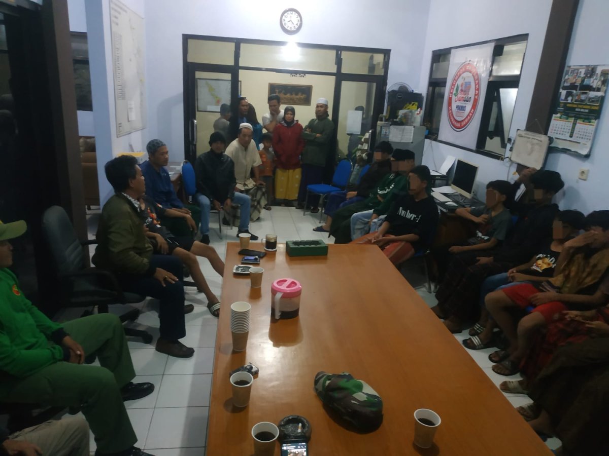 Resahkan Masyarakat, Polresta Malang Kota Amankan Belasan Remaja Pelaku Prank Pocong