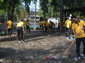Polres Batu Ajak Masyarakat Hidup Sehat, Cegah “Virus Corona”