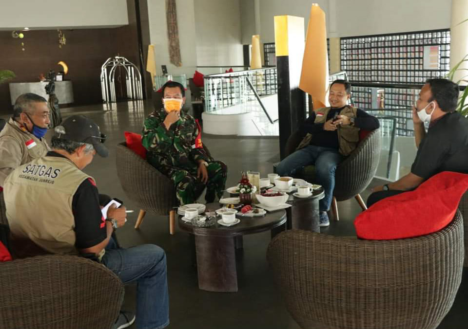 New Normal, Camat Junrejo Lakukan Pengecekan Protokol Kesehatan