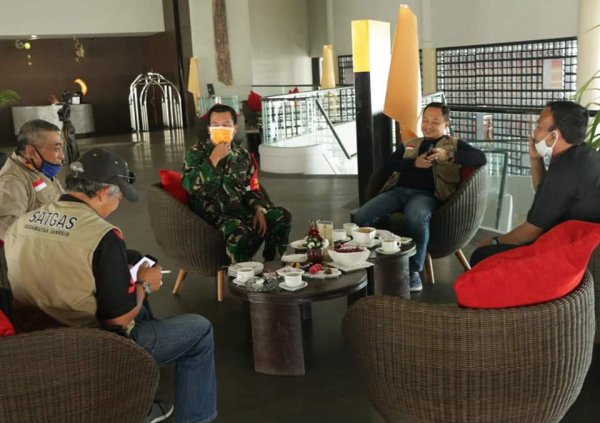 New Normal, Camat Junrejo Lakukan Pengecekan Protokol Kesehatan