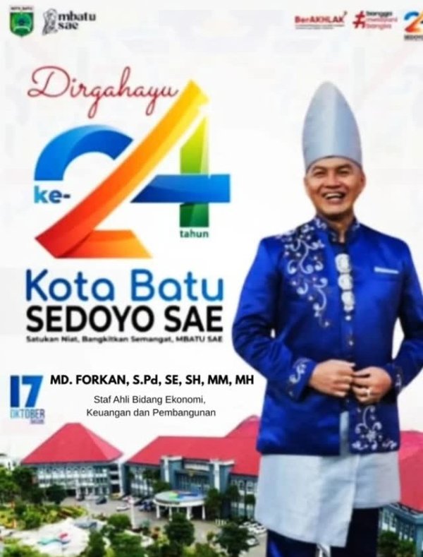 Iklan Ucapan Hari Jadi Kota Batu ke-24