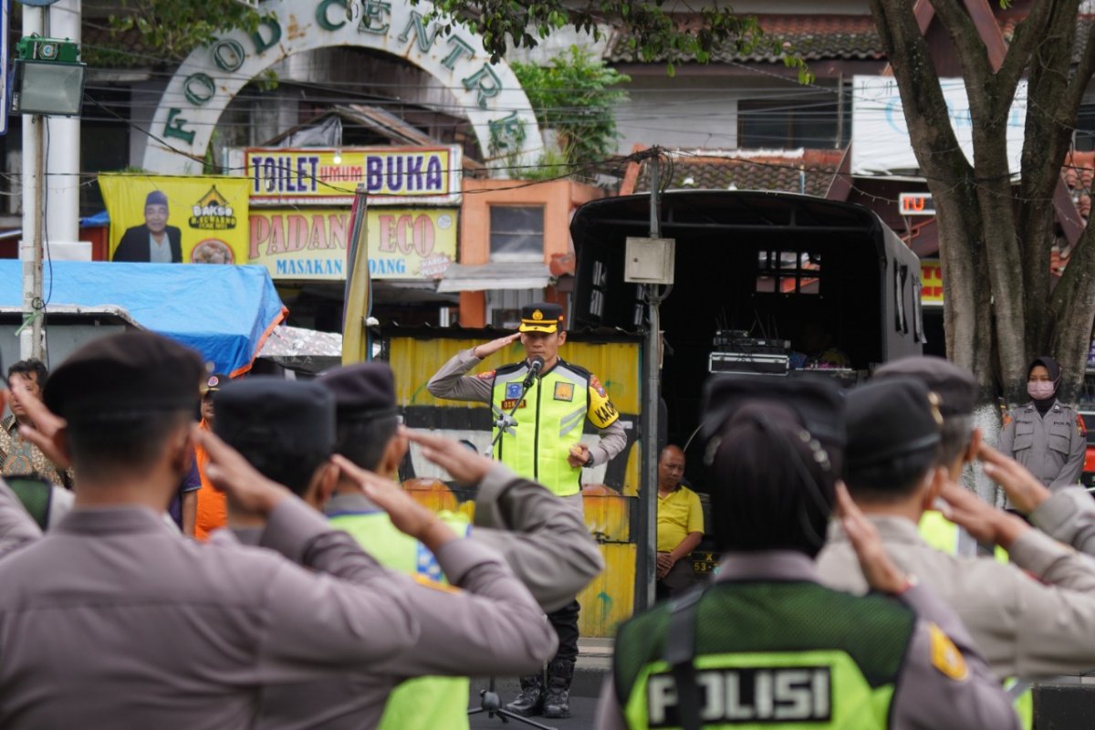 Jelang Malam Tahun Baru, Polres Batu Gelar Apel Kesiapan Pengamanan
