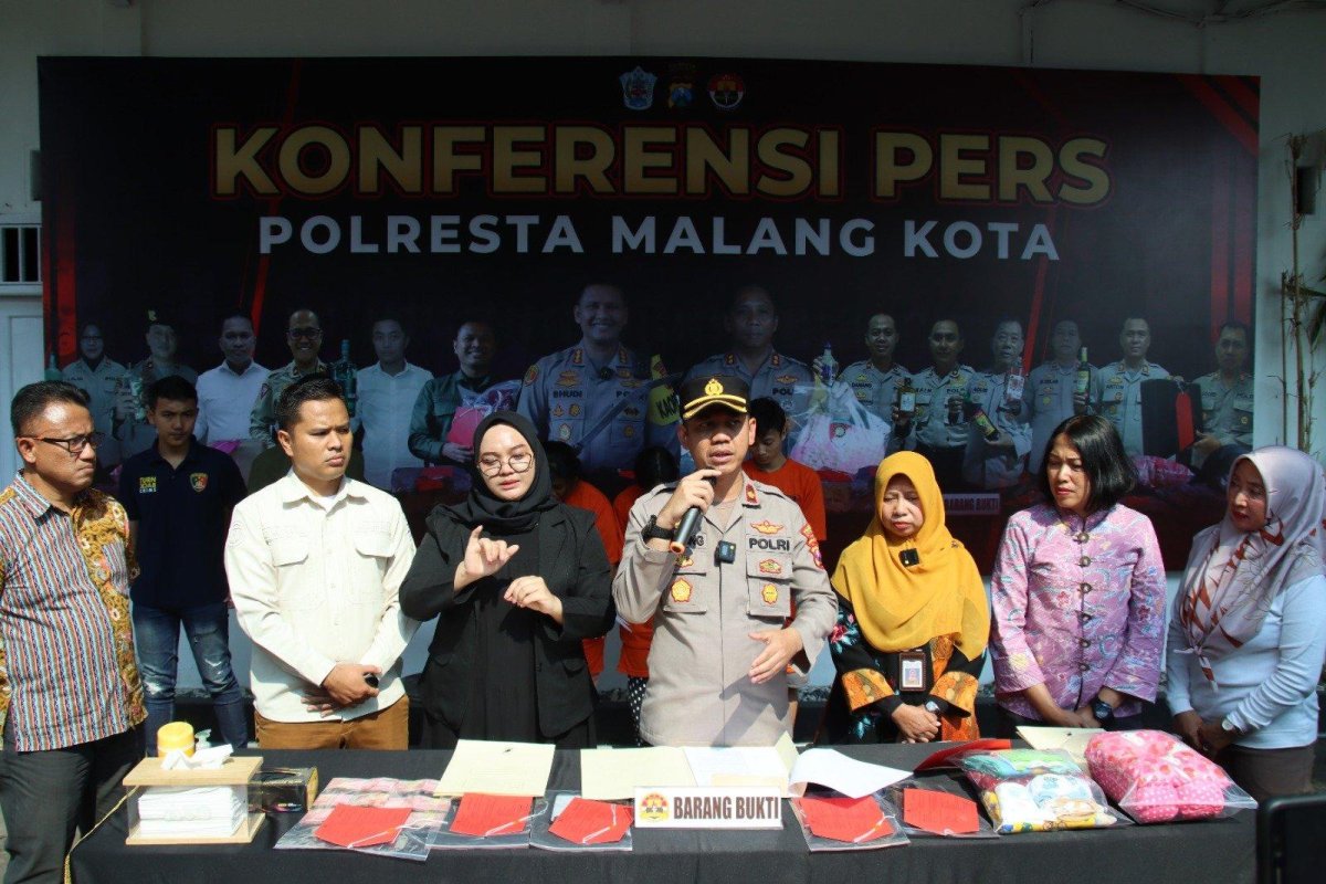 Polresta Malang Kota Berhasil Bongkar Sindikat Perdagangan Bayi