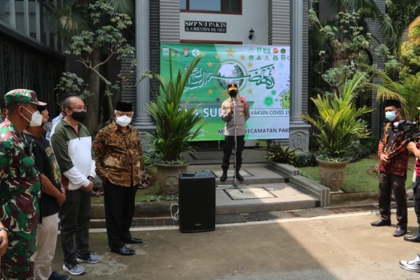 Kejar Target Vaksinasi Covid-19, Polres Malang Gandeng PC NU