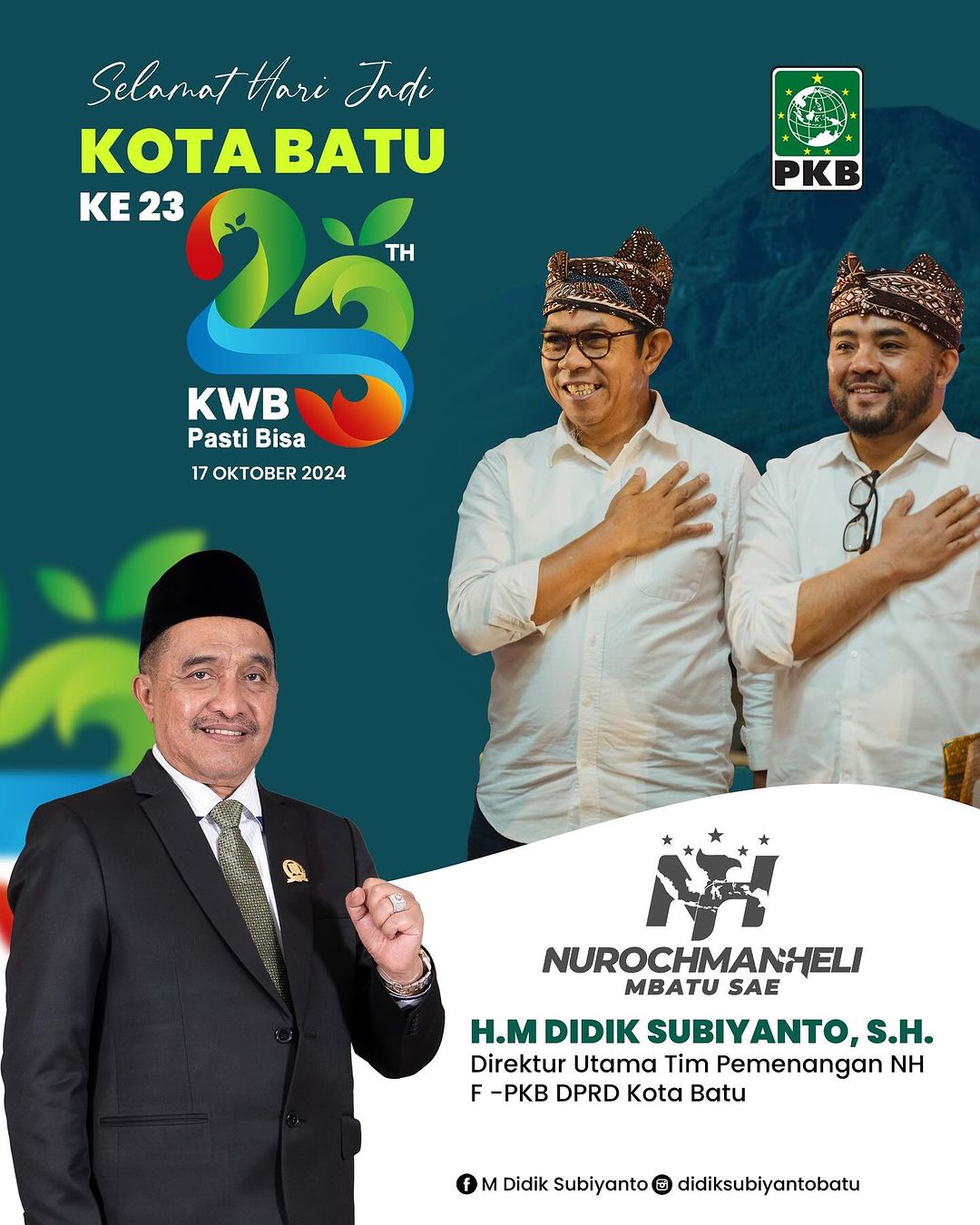 Iklan Ucapan Hari Jadi Kota Batu ke-23