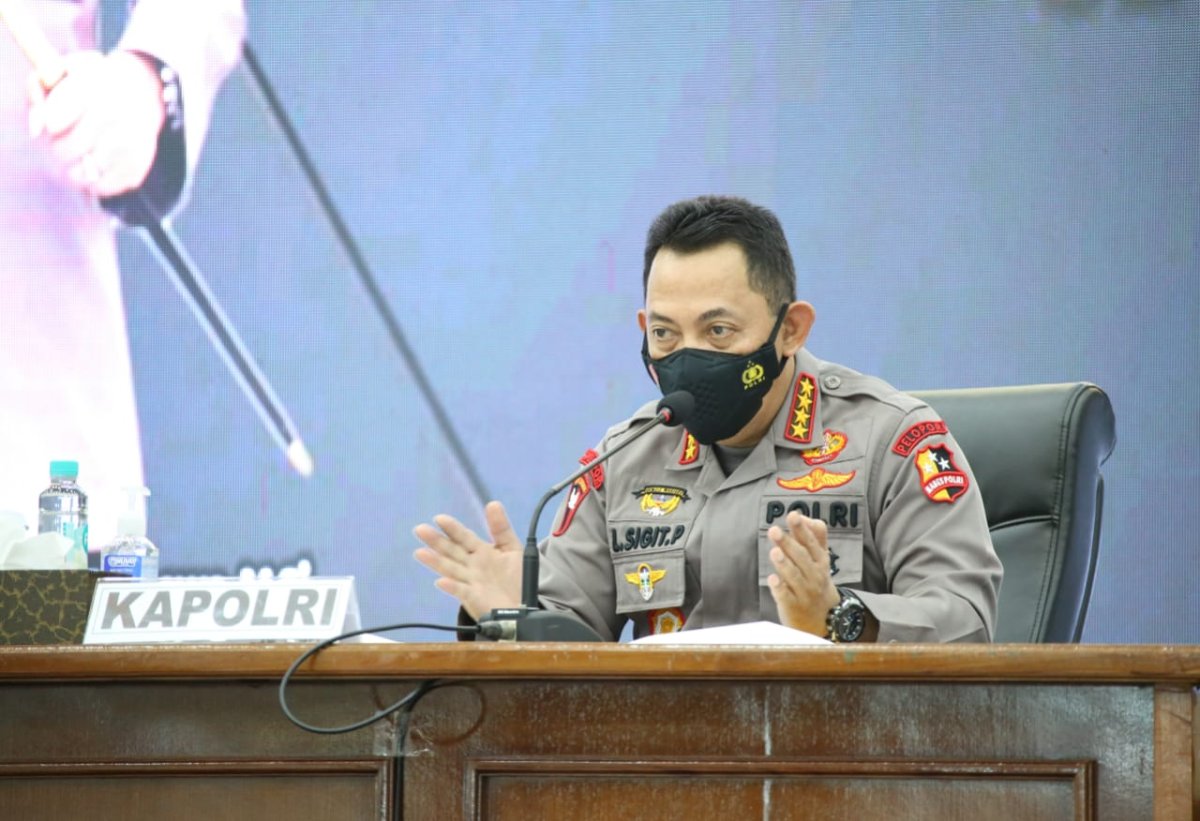 Kapolri Berikan Arahan ke Forkopimda Kalbar, Soal Penanganan Covid-19