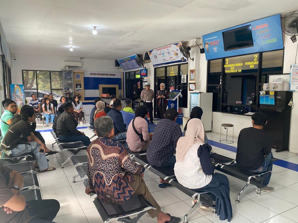 Sat Lantas Polres Batu Sosialisasikan Keselamatan Berkendara, Laksanakan Program Kakorlantas dari Mabes Polri