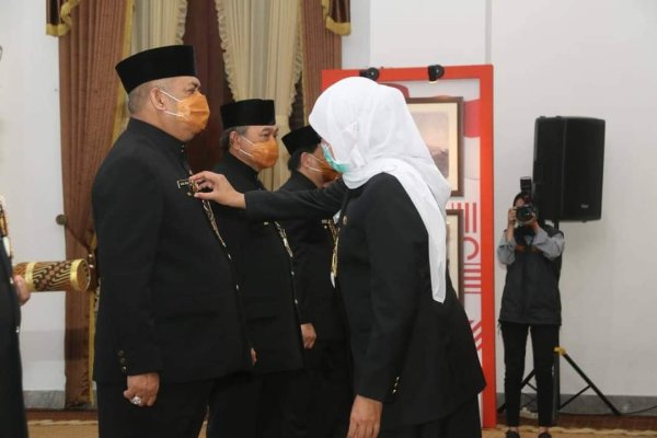 Usai Dilantik, Pjs Bupati Malang Sjaichul Ghulam Tinjau Posko Covid-19
