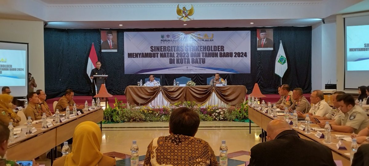 Sambut Nataru 2024 Dishub Pemkot Batu Gelar FLLAJ, Pj. Wali Kota Batu Aries: Sinergitas Bersama