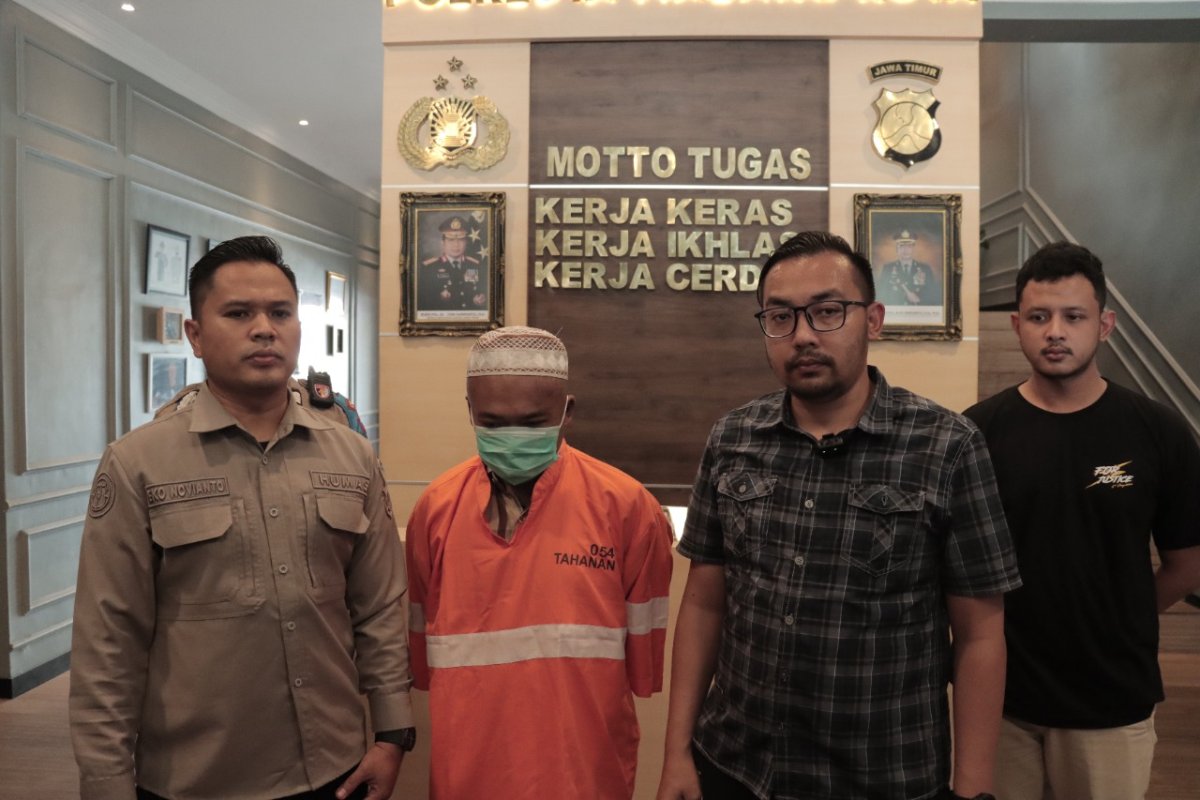 Sat Reskrim Polresta Malang Kota Berhasil Amankan Pelaku Pencurian dengan Kekerasan yang Viral di Medsos