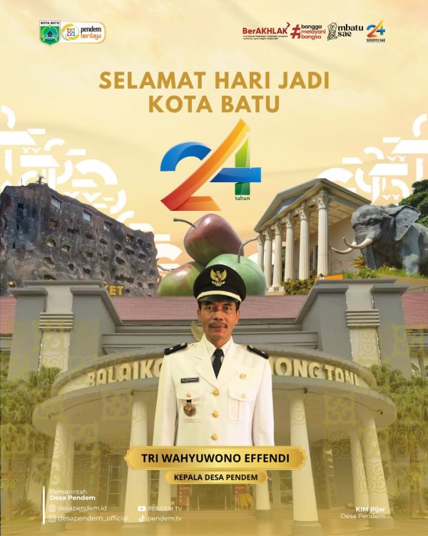 Iklan Ucapan Hari Jadi Kota Batu ke-24