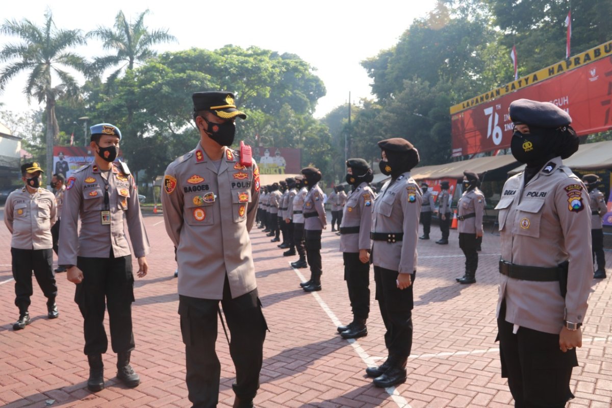 Kapolres Malang Pimpin Upacara HUT Polwan ke-73, dan Pengecekan Gaktibplin