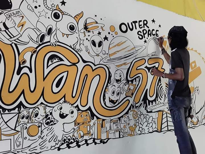 Eksis Saat Pandemi, Doodle Art Budi Tambi Ramai Order
