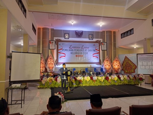 Kelurahan Sisir Gelar Deklarasi Damai, Semangat Kesatuan dan Persatuan Demokrasi, Persiapan Pemilihan Pengurus Ketua RT dan Ketua RW