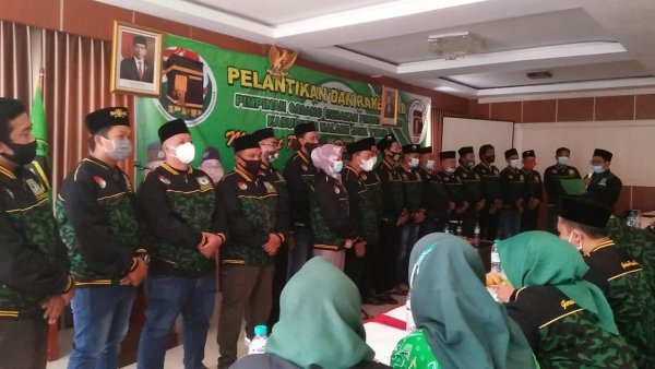 Pelantikan PC GPK, Ketua DPC PPP Kabupaten Malang Ajak Millennial Membangun Negara