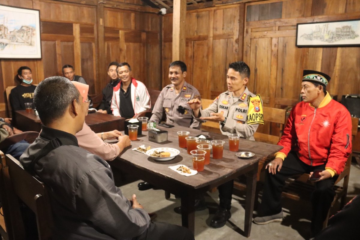 Kapolres Batu AKBP Oskar Jalin Silaturahmi dengan Perguruan Silat Se-Kota Batu