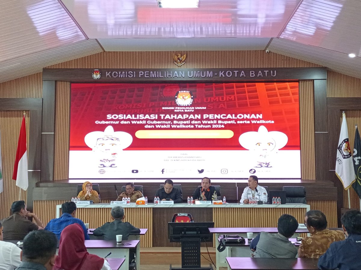 KPU Kota Batu Sosialisasikan PKPU 1090 Tahun 2024, Tentang Pedoman Teknis Pemeriksaan Kesehatan