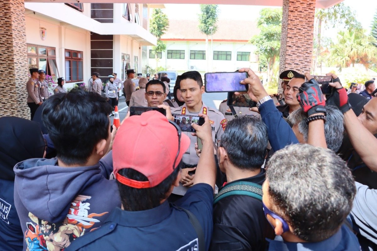 Kapolres Batu AKBP Oskar Pimpin Sertijab PJU dan Kapolsek Jajaran Polres Batu