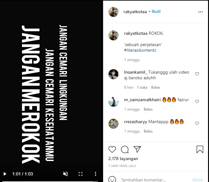 Akademisi Sebut Literasi Pengendalian Tembakau di Mahasiswa Strategis, dan Perlu Dilanjutkan