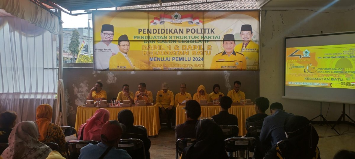 DPD Partai Golkar Kota Batu Gelar Pendidikan Politik dan Penguatan Struktur Partai