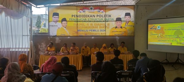 DPD Partai Golkar Kota Batu Gelar Pendidikan Politik dan Penguatan Struktur Partai