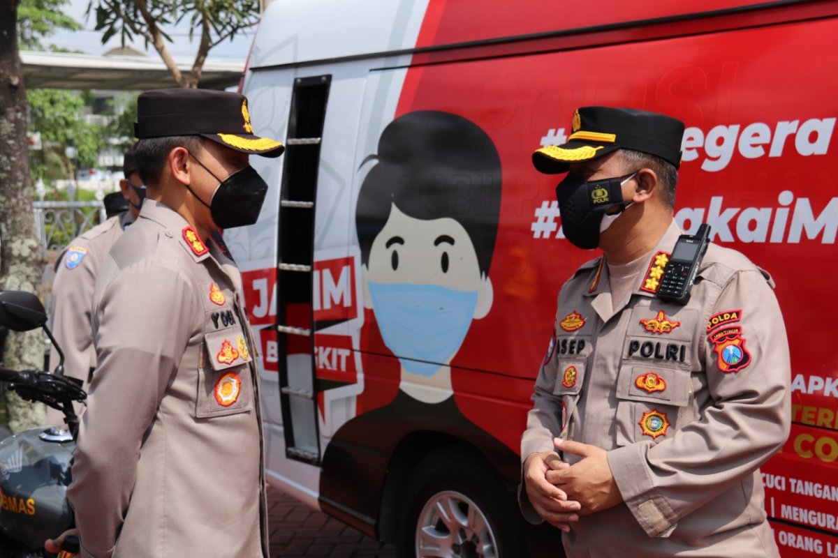 Dir Binmas Polda Jatim, Minta Mobil Penyuluhan Bermasker Giatkan Prokes