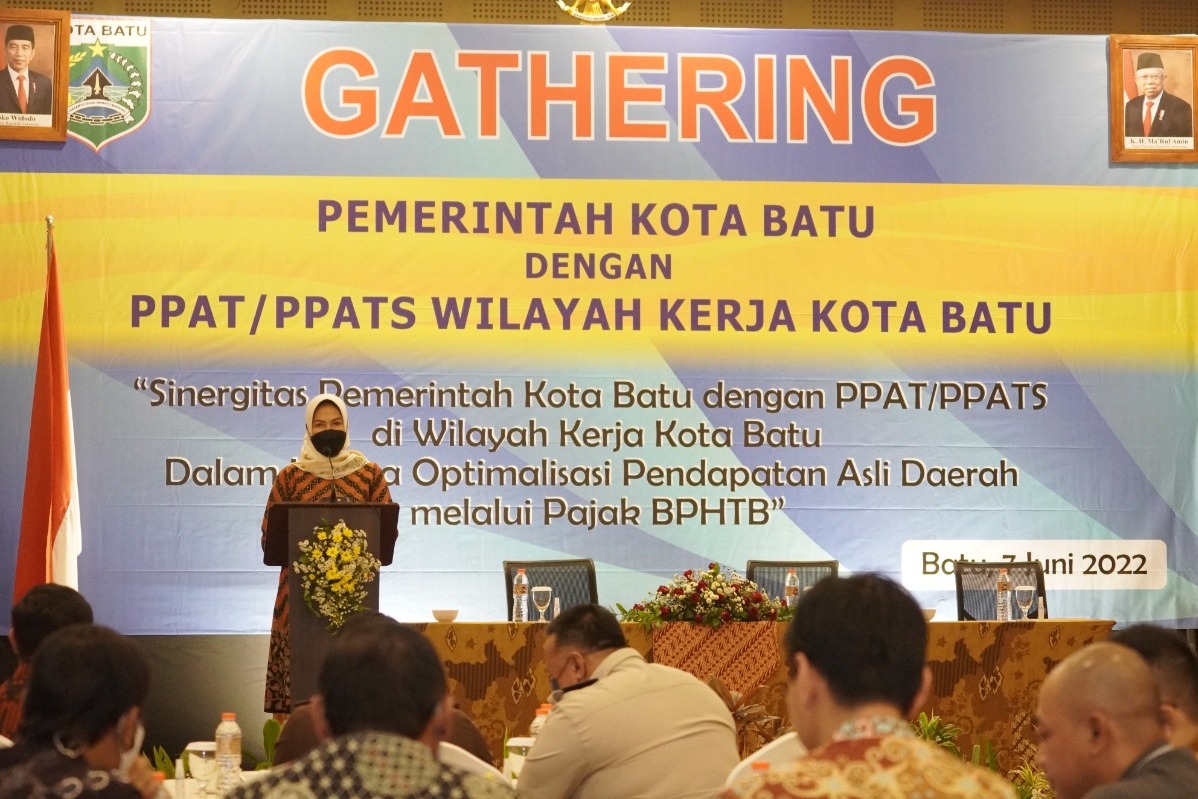 Tingkatkan Sinergitas Pemkot Batu Dengan PPAT/PPATS, Bapenda Gelar Gathering