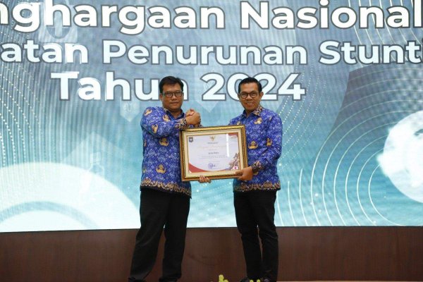 Percepatan Penurunan Angka Stunting, Kota Batu Raih Penghargaan Nasional
