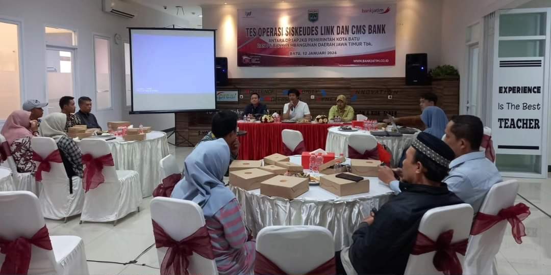 DP3AP2KB Pemkot Batu Bersama Bank Jatim Luncurkan Aplikasi Siskeudes Online