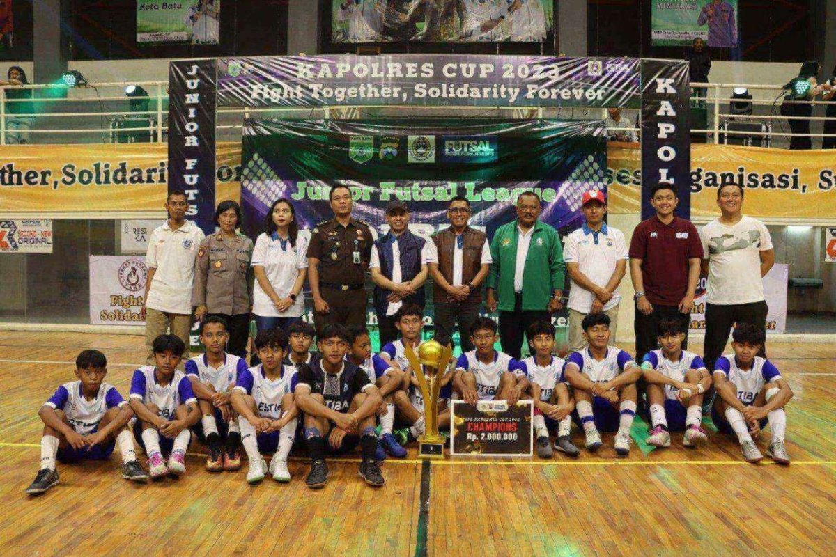 Berlangsung Meriah dan Sukses, Closing Ceremony Junior Futsal League dan Woman Futsal Kapolres Cup 2023