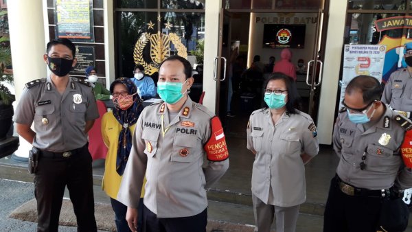 Ratusan Personil Polres Batu Jalani Rapid Test Covid-19, Ini Hasilnya