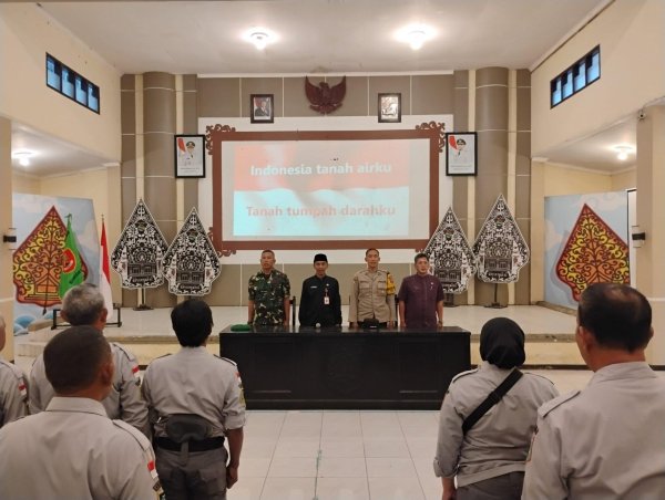 Kasatlinmas Kelurahan Sisir Gelar Apel Bersama, Optimalkan Tupoksi Anggota Cegah Curanmor